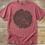 Tree Rings Comfort Colors T-Shirt (Part 5)