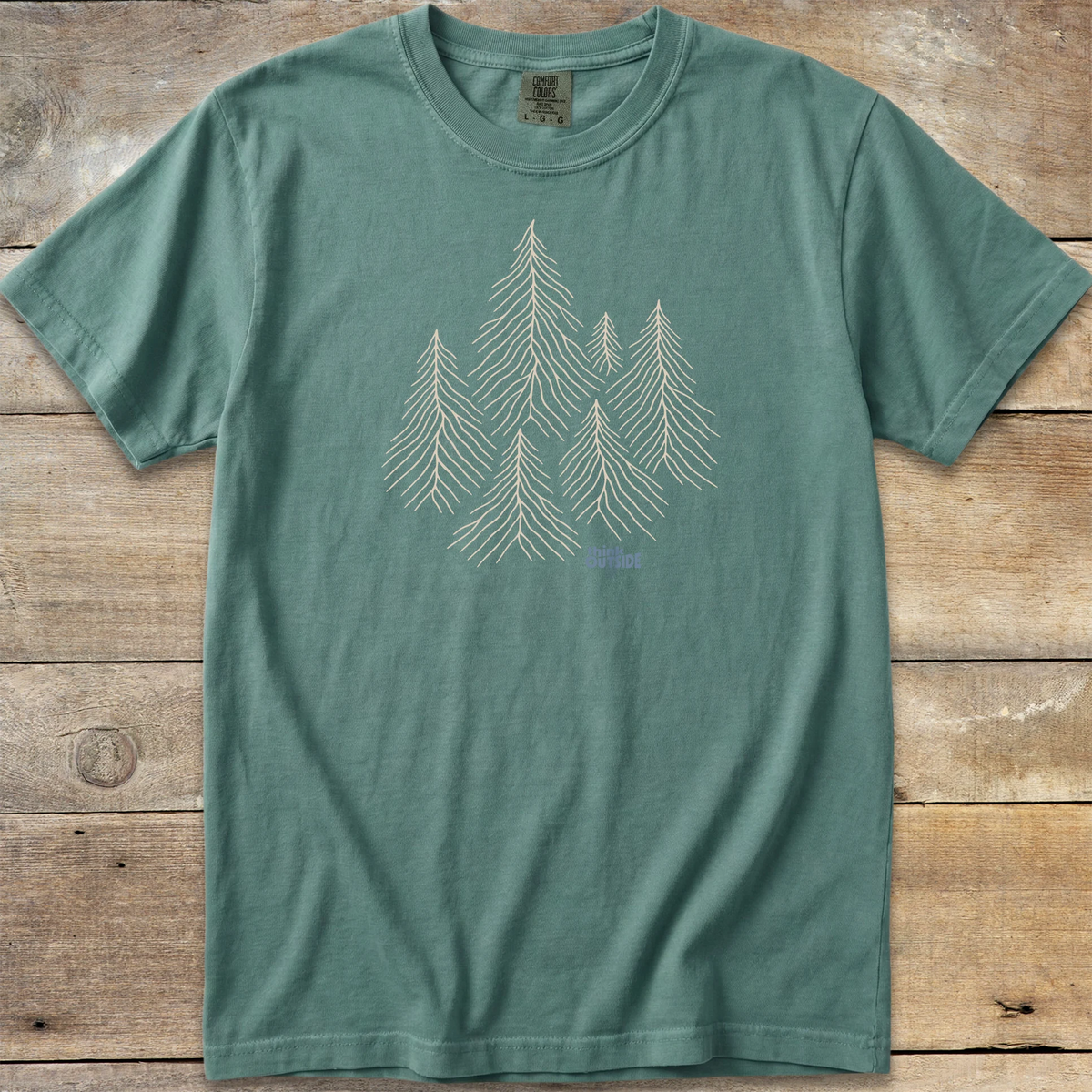 Mountainous Pines Comfort Colors T-Shirt