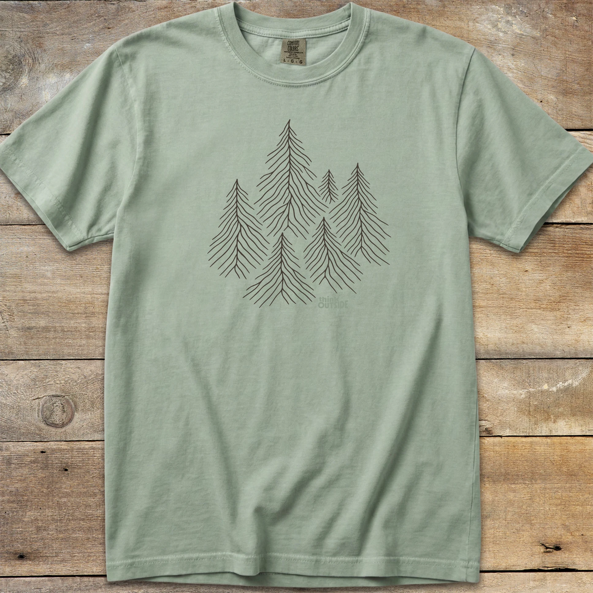 Mountainous Pines Comfort Colors T-Shirt