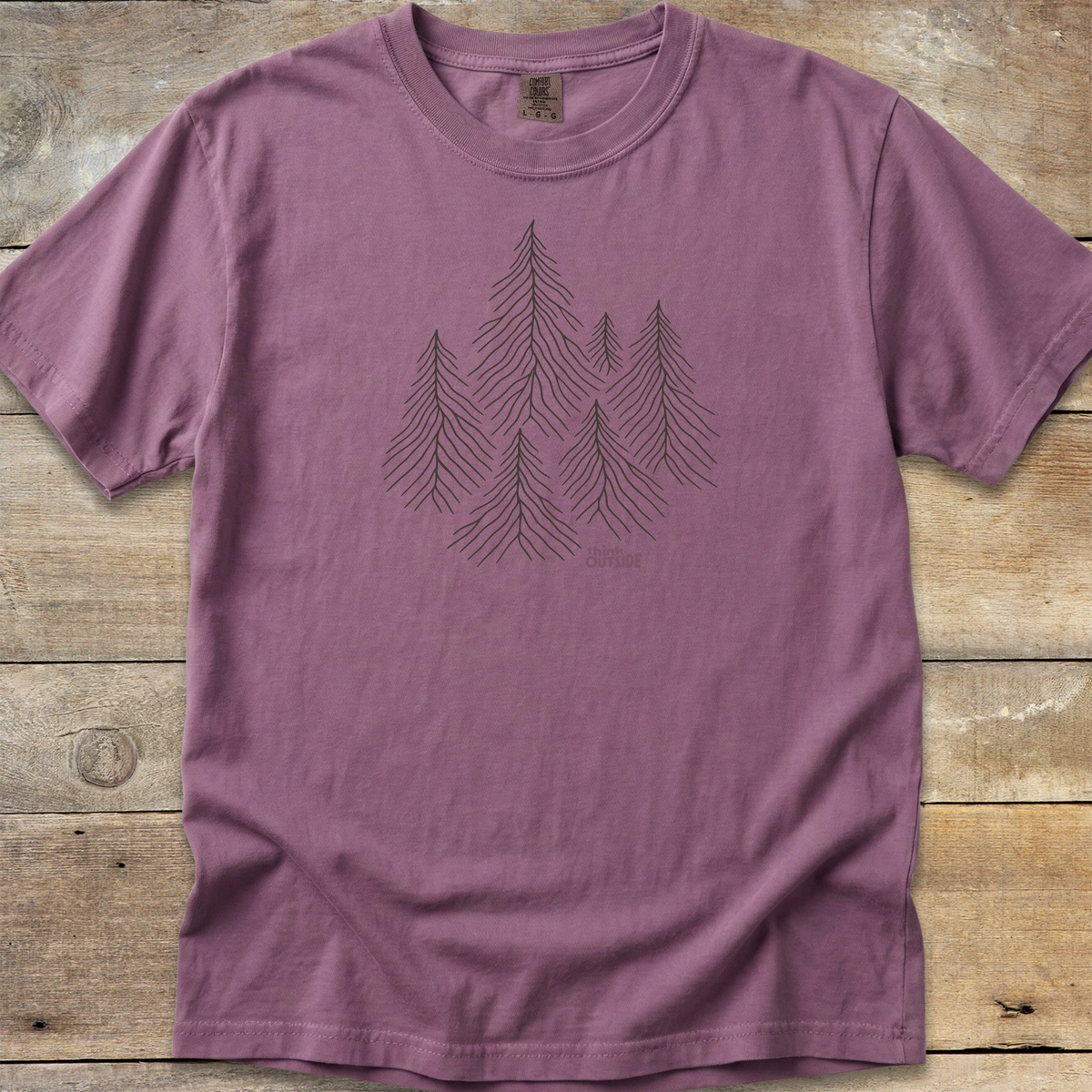 Mountainous Pines Comfort Colors T-Shirt