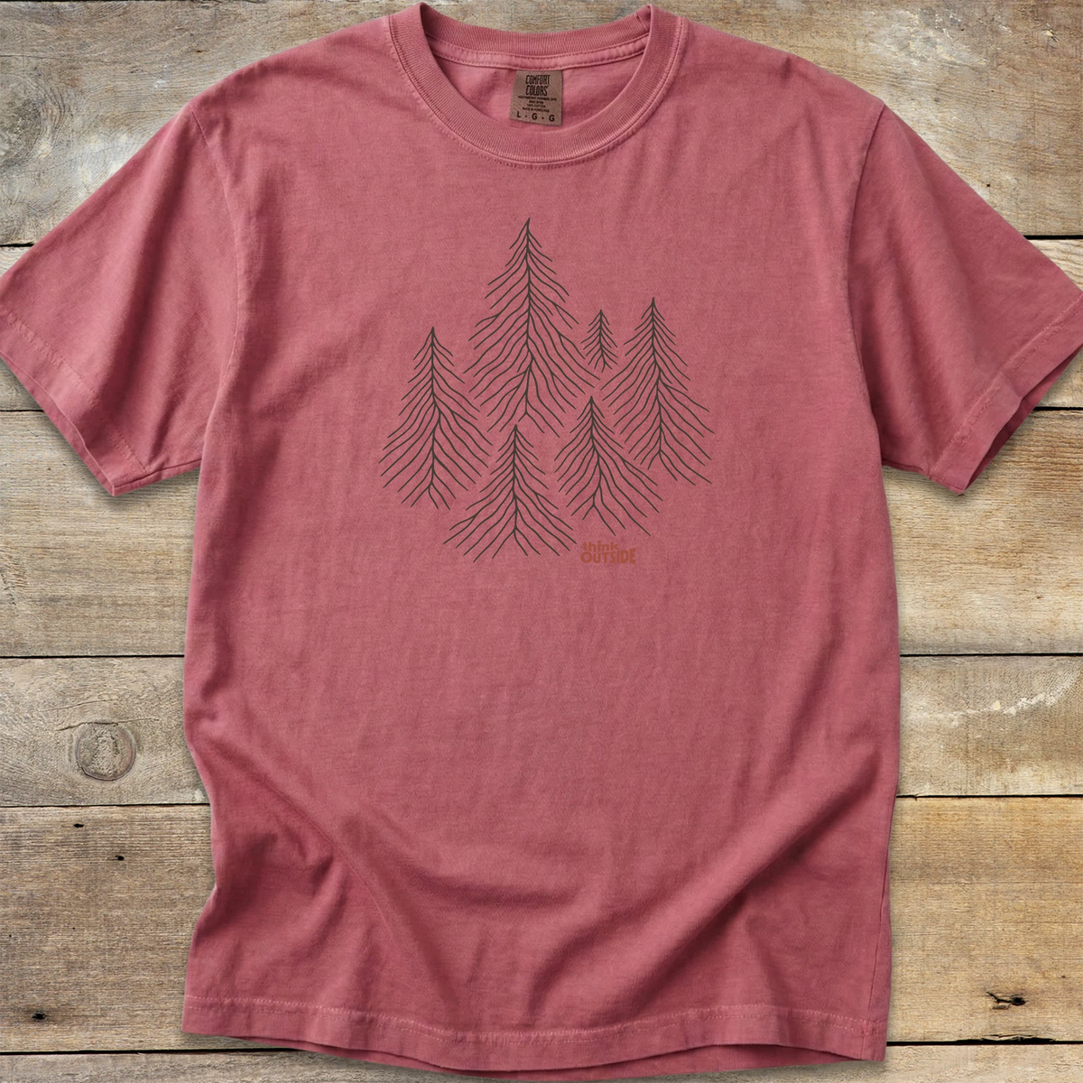 Mountainous Pines Comfort Colors T-Shirt
