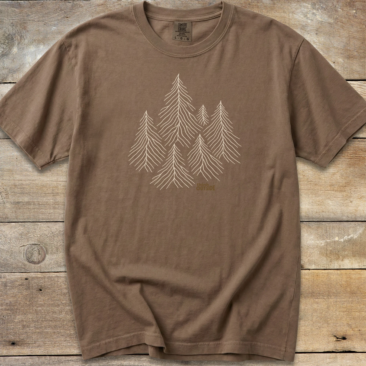 Mountainous Pines Comfort Colors T-Shirt