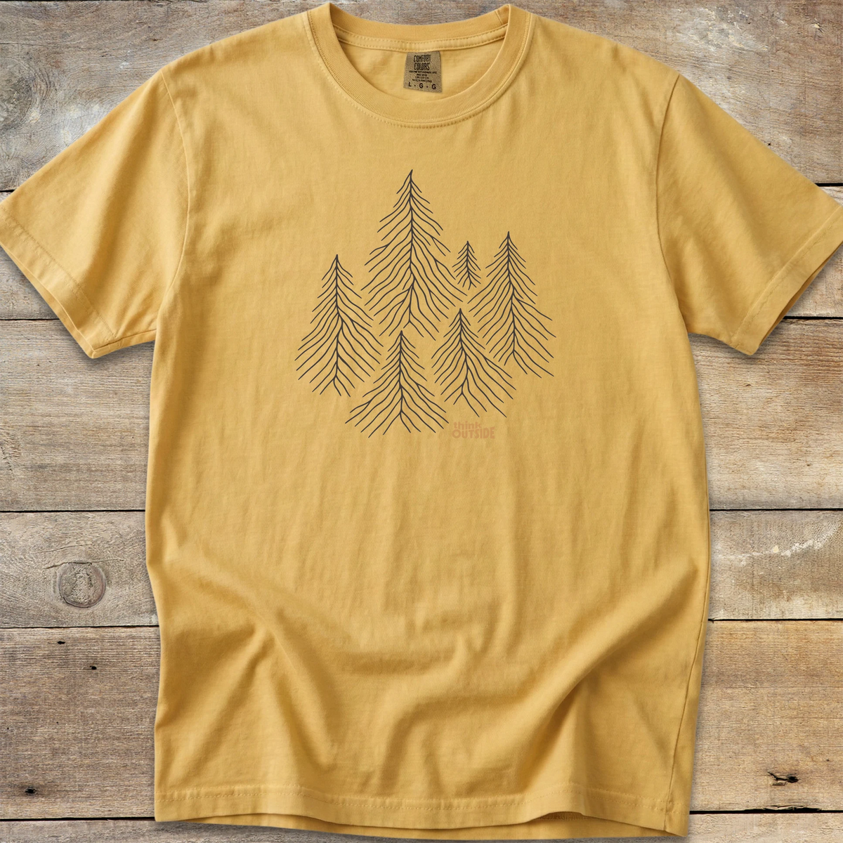 Mountainous Pines Comfort Colors T-Shirt
