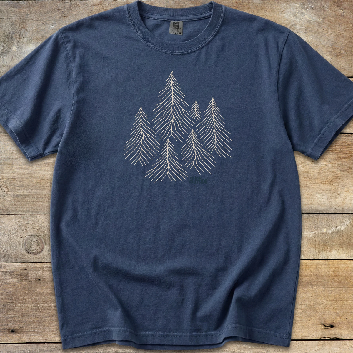 Mountainous Pines Comfort Colors T-Shirt