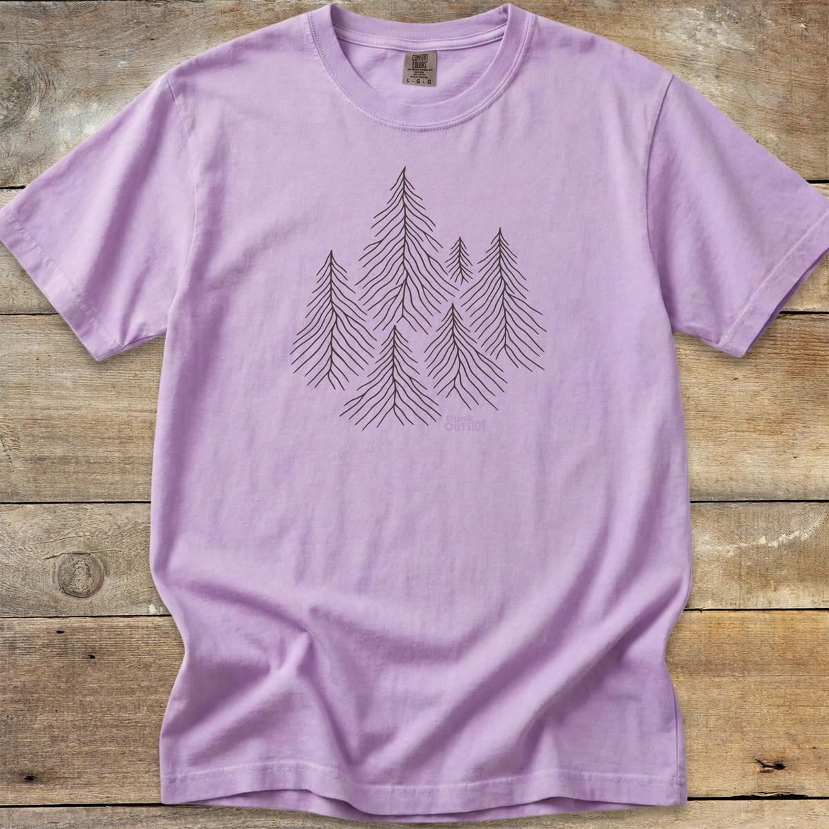 Mountainous Pines Comfort Colors T-Shirt