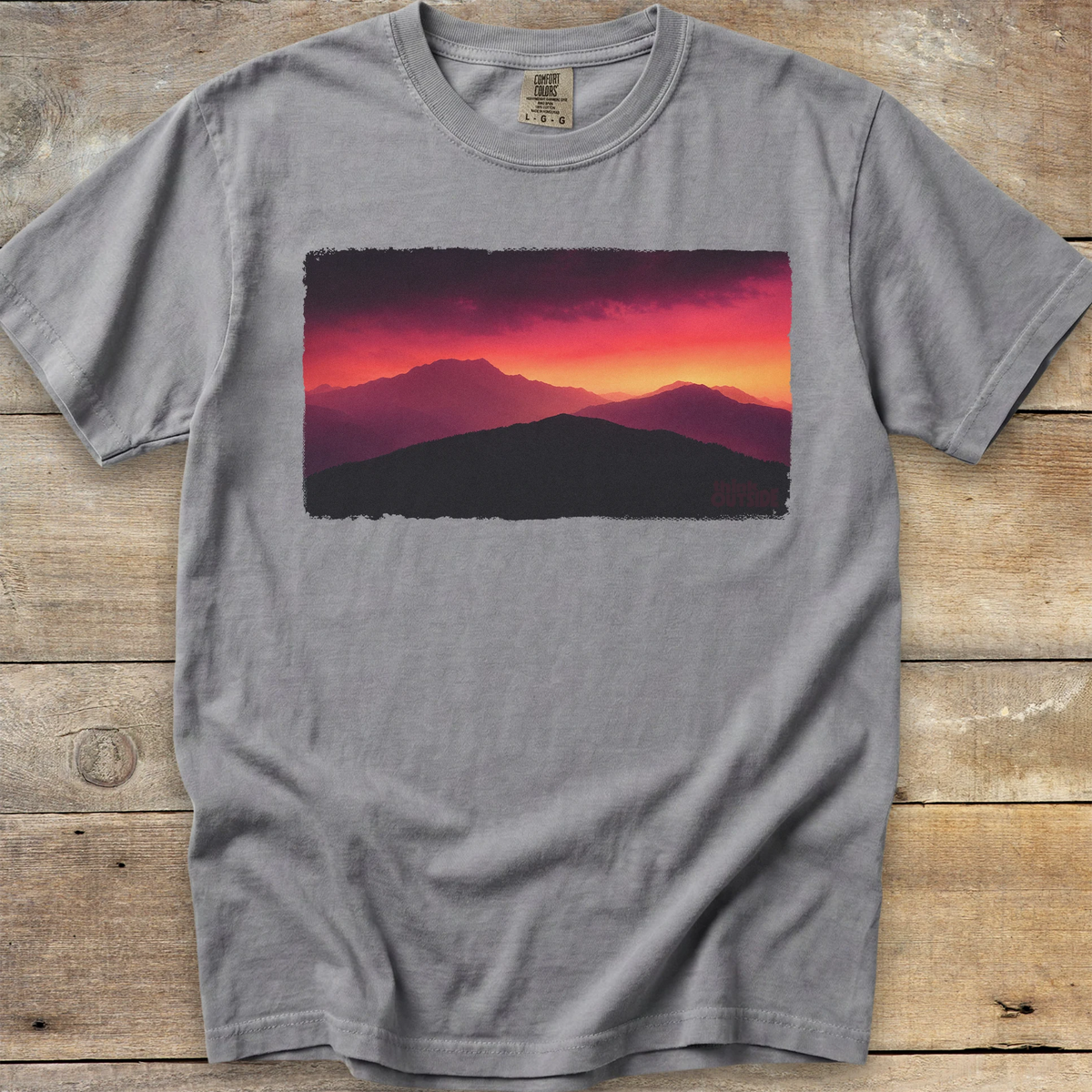 Sunset Ridge Comfort Colors T-Shirt (Part 03)