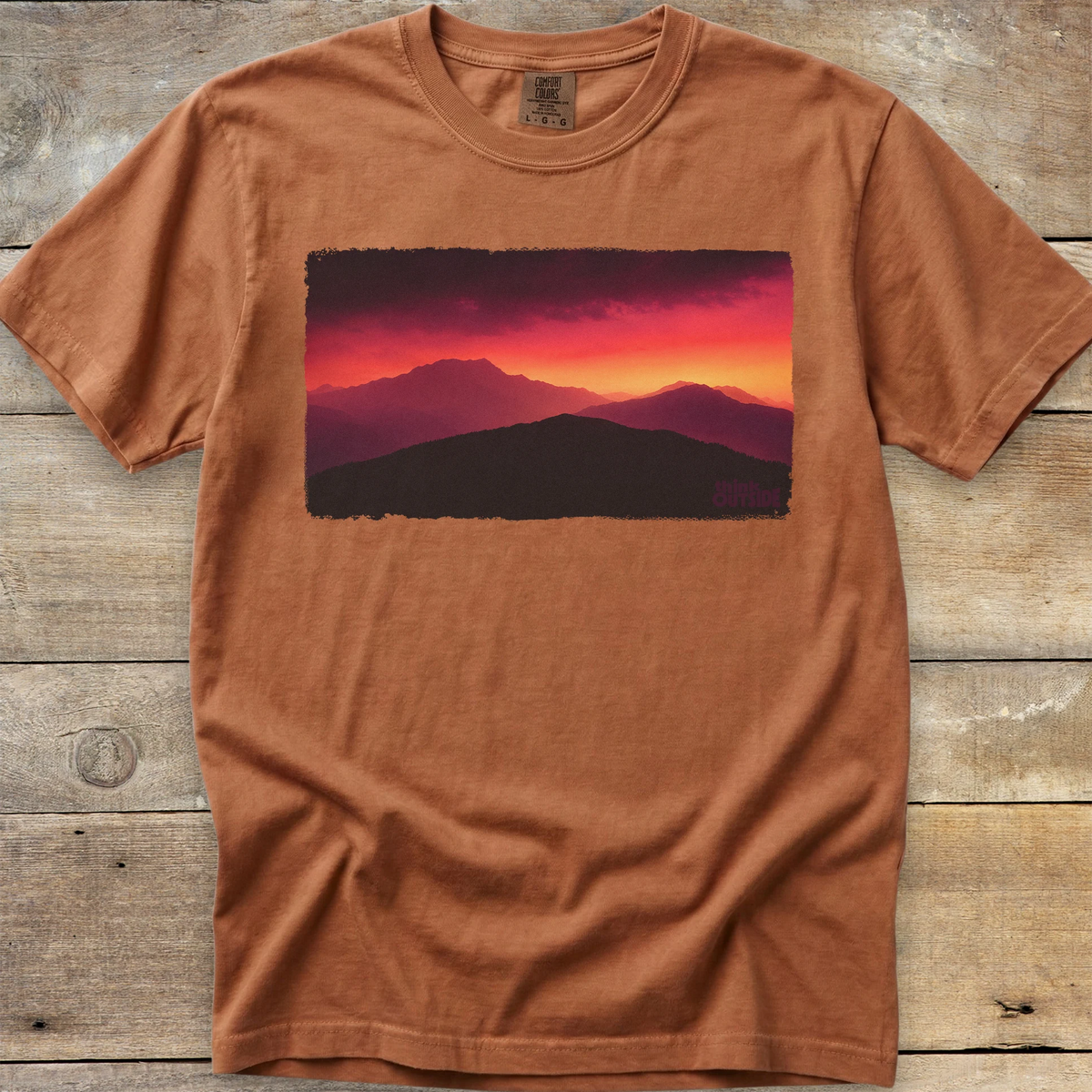 Sunset Ridge Comfort Colors T-Shirt (Part 03)