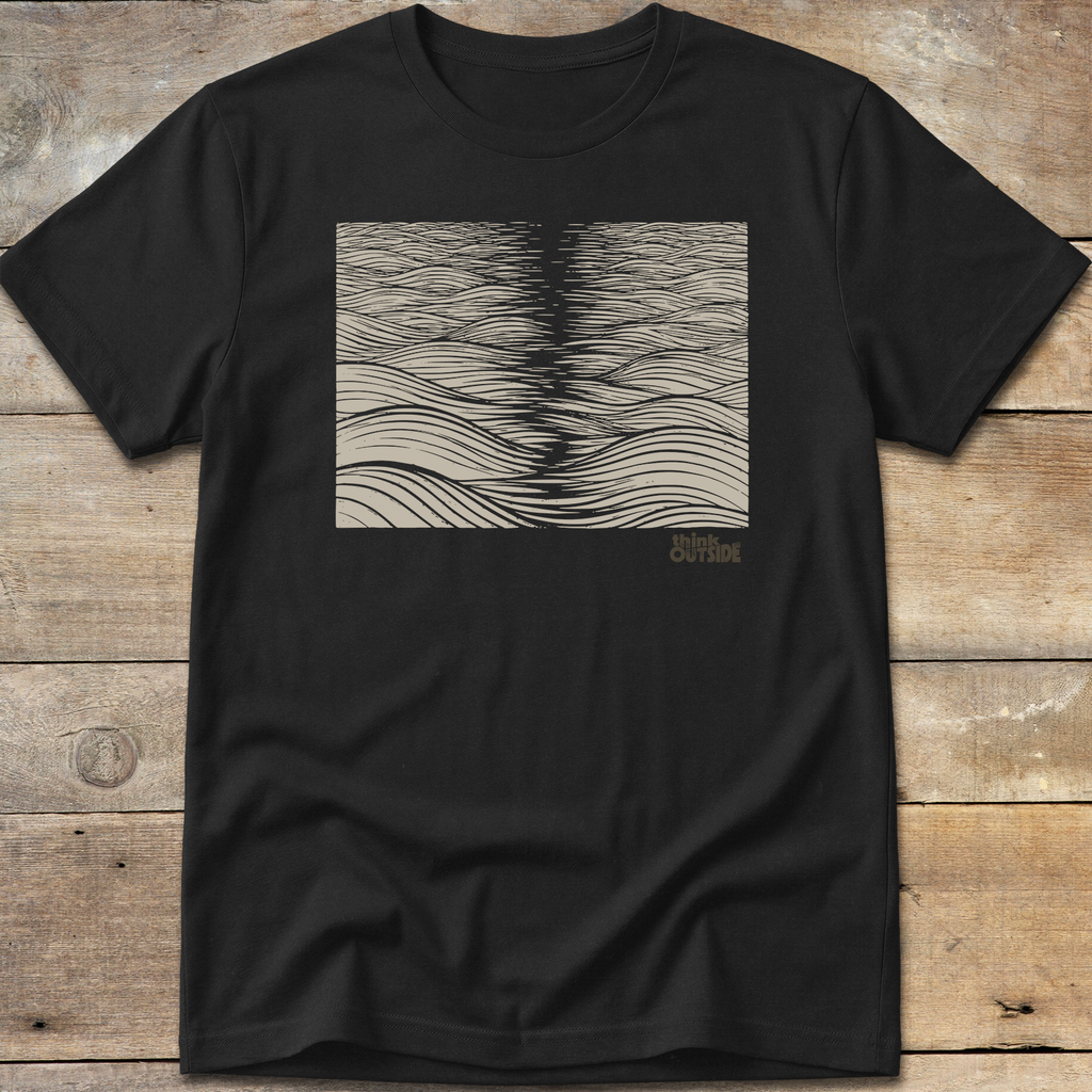 Waves Block Print T-Shirt Series (Part 1)
