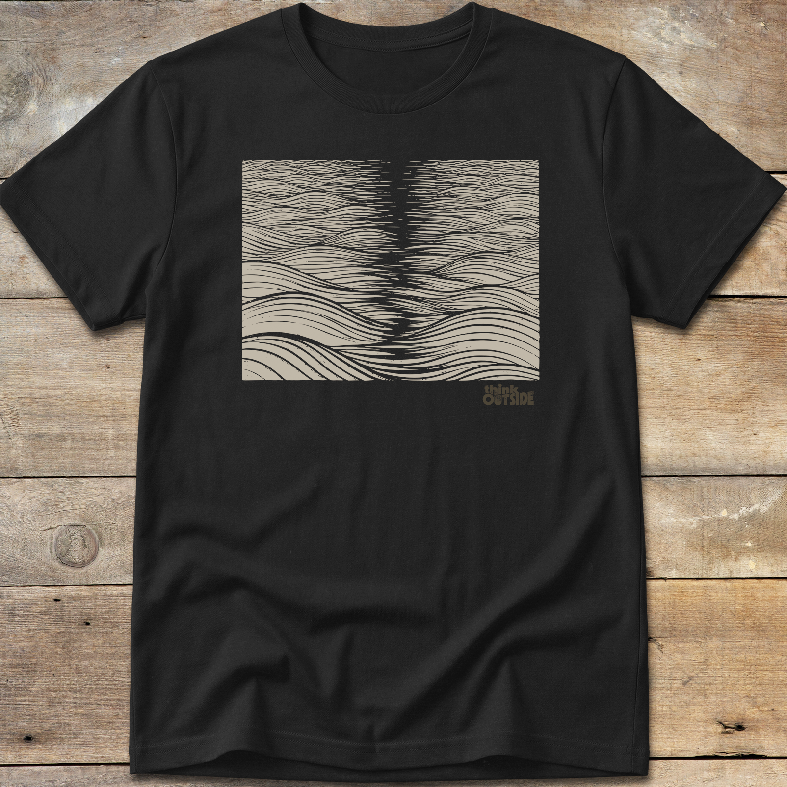 Waves Block Print T-Shirt Series (Part 1)