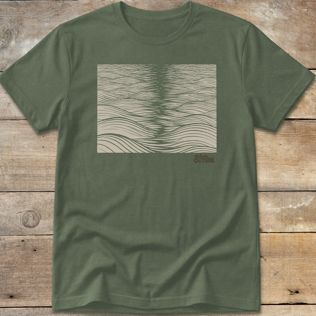 Waves Block Print T-Shirt Series (Part 1)