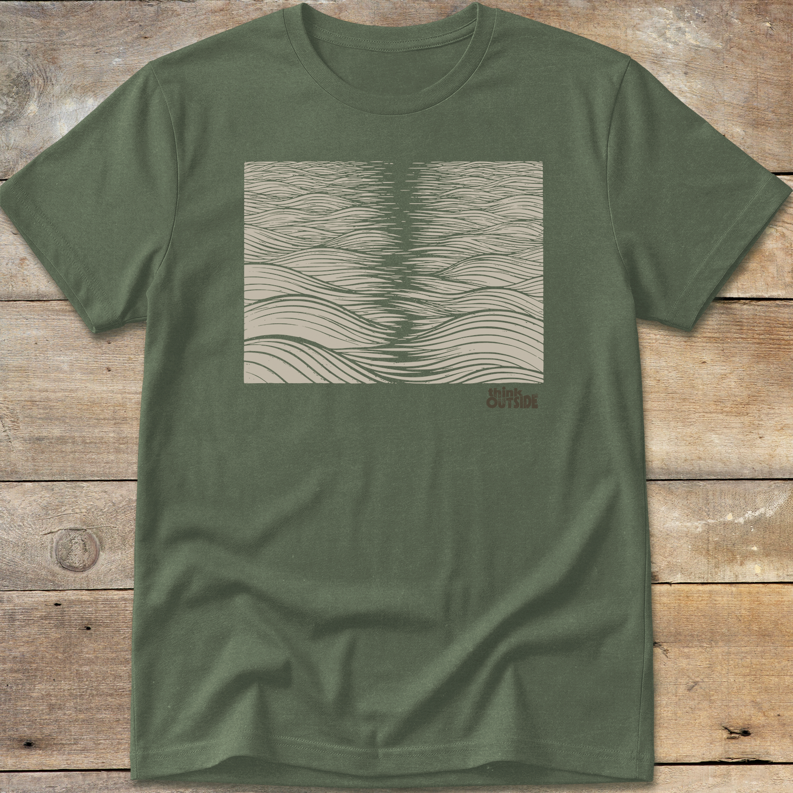 Waves Block Print T-Shirt Series (Part 1)