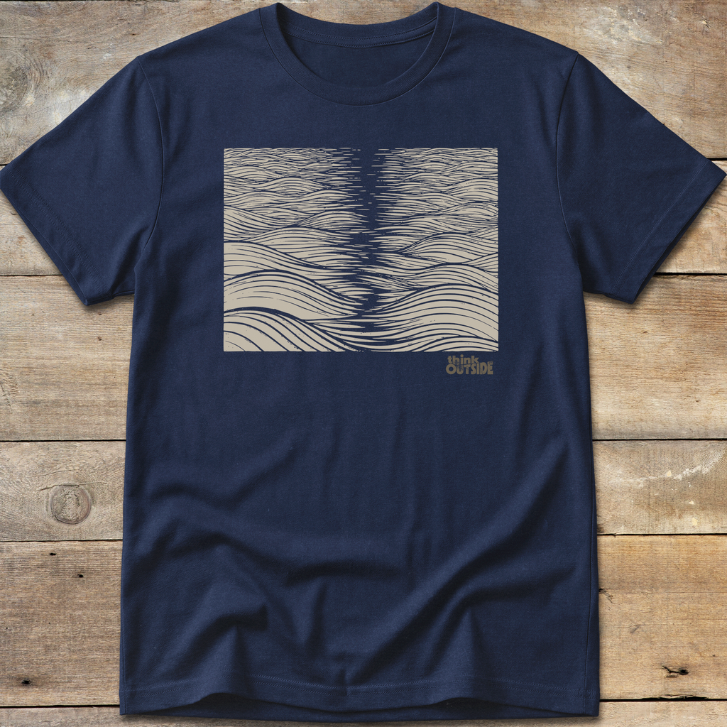 Waves Block Print T-Shirt Series (Part 1)