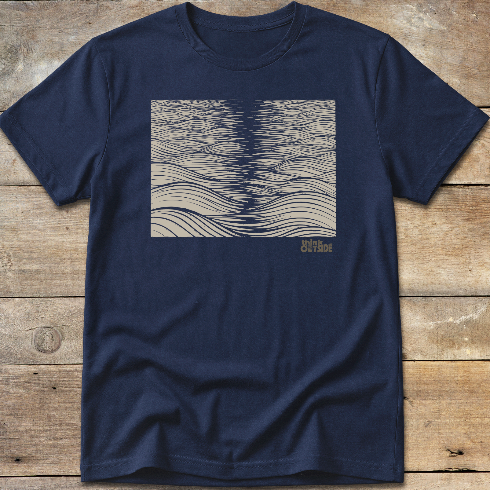 Waves Block Print T-Shirt Series (Part 1)