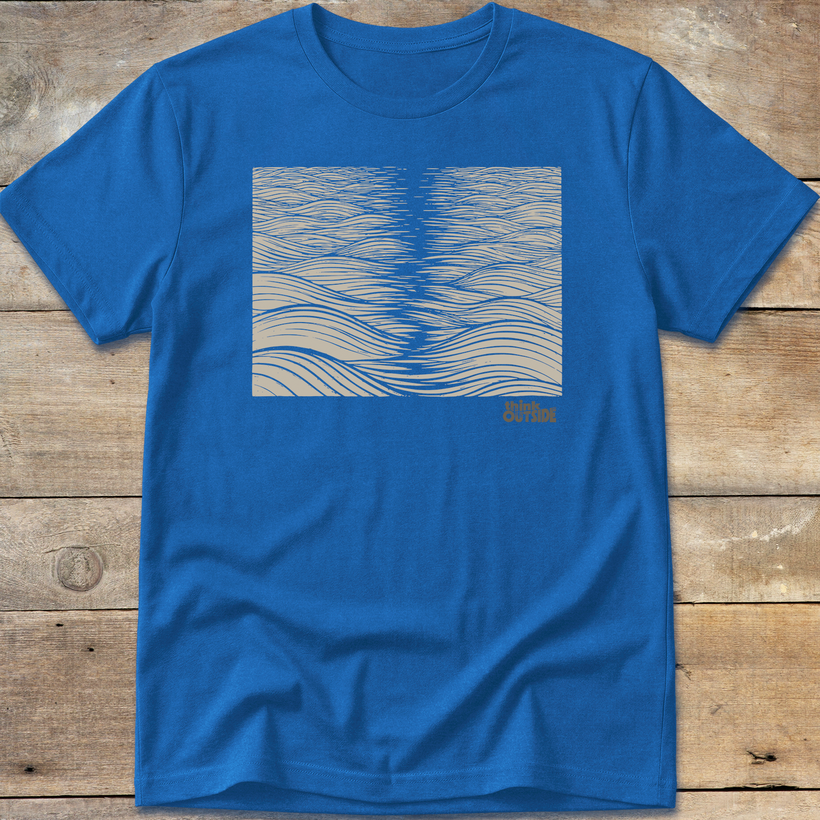 Waves Block Print T-Shirt Series (Part 1)